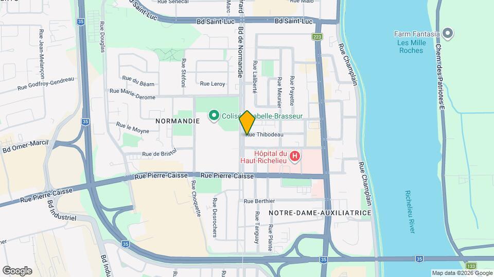 951 De Normandie Boul Map and Location Details