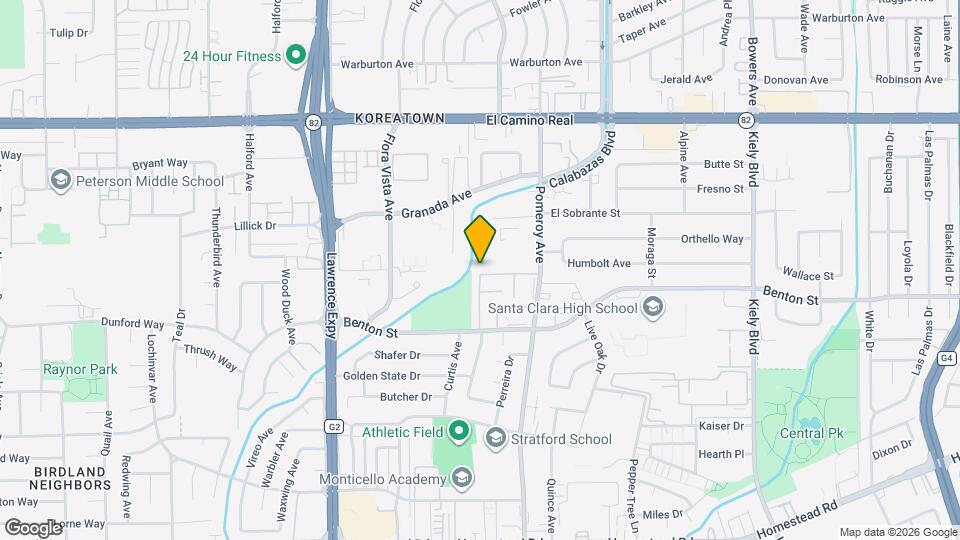 1134 Pomeroy Ave Map and Location Details