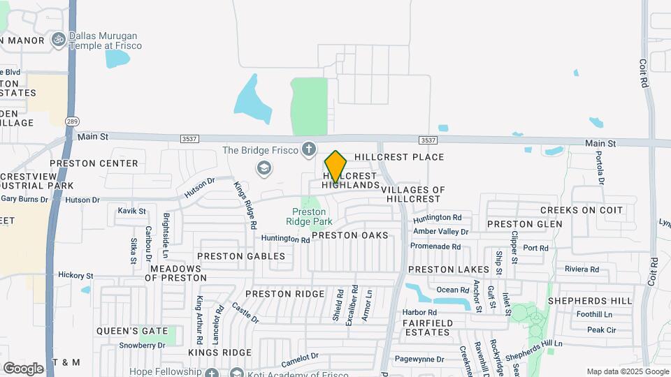 10616 Red Cedar Dr Map and Location Details