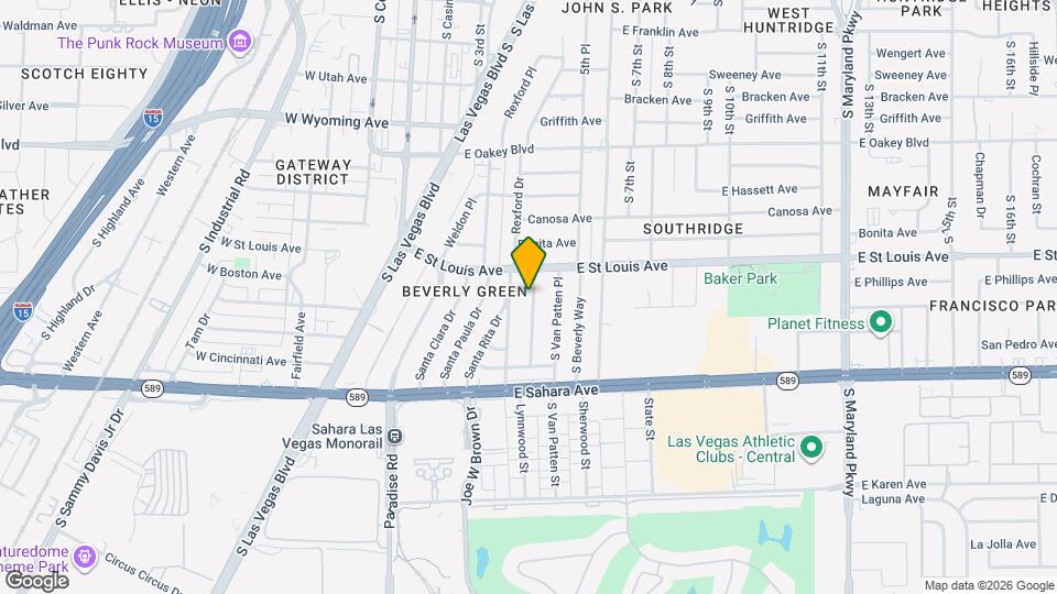 2100 Santa Ynez Dr Map and Location Details