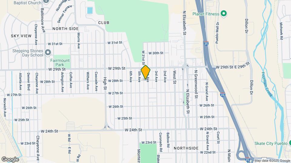 1002 W 28th St Map and Location Details