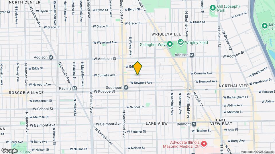 3448 N Lakewood Ave Mapa y Detalles de la Ubicación