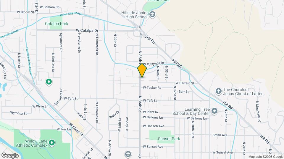 3304 N 36th St Map and Location Details