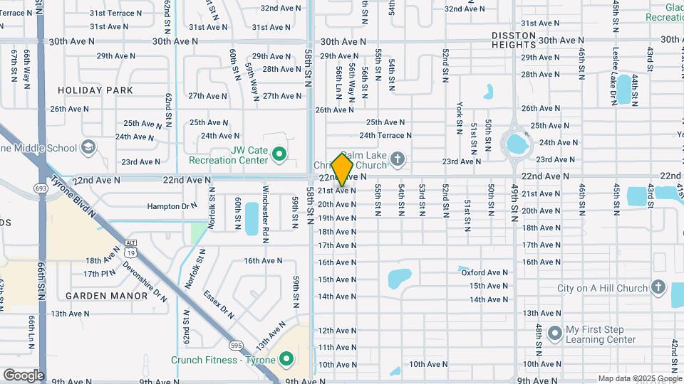 5729 21st Ave N Map and Location Details