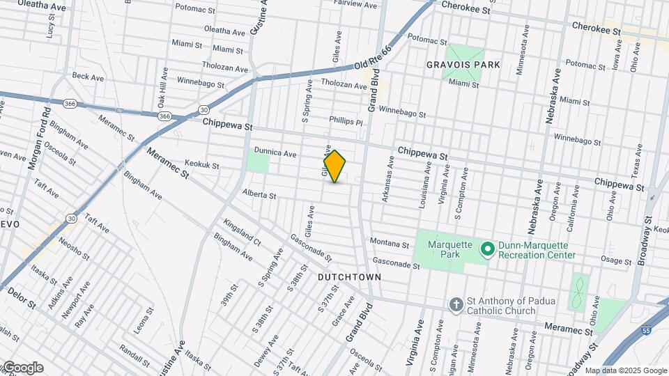 3640 Keokuk St Map and Location Details