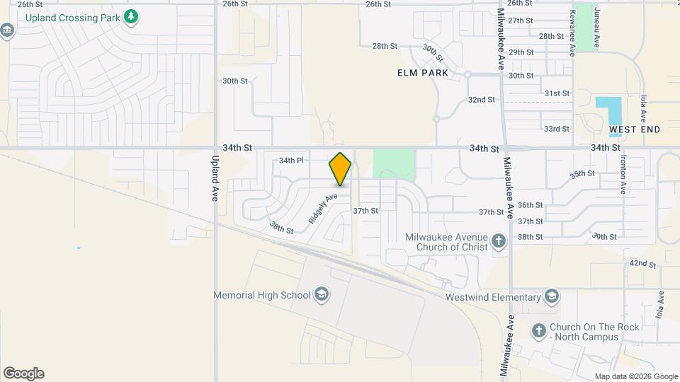 3608 Ridgely Ave Map and Location Details