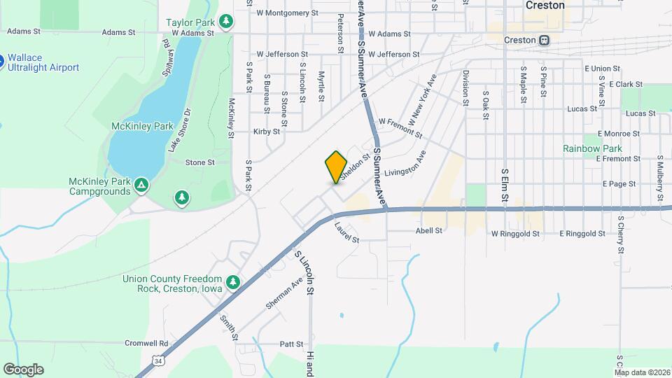 701 Hickory St Map and Location Details