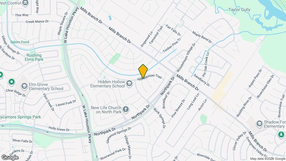 5026 Maple Brook Ln Map and Location Details