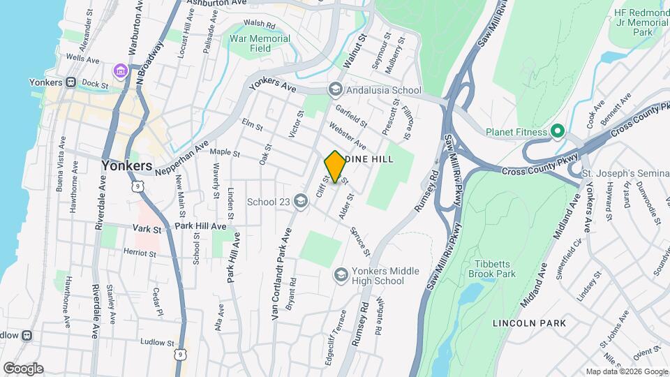 15 Cedar St Map and Location Details