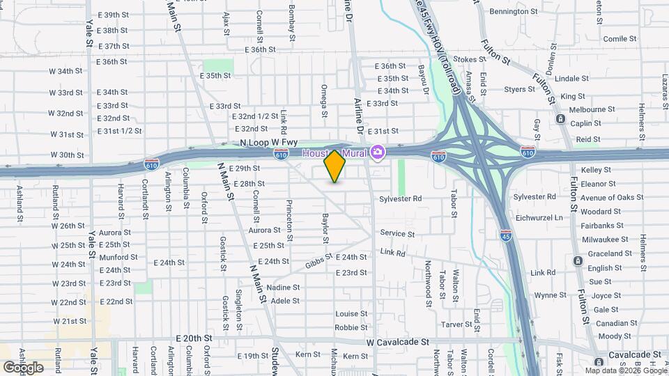 1119 E 27th St Map and Location Details