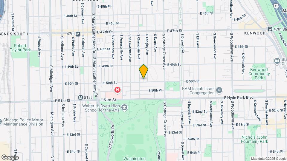 640-642 E 50th St Map and Location Details