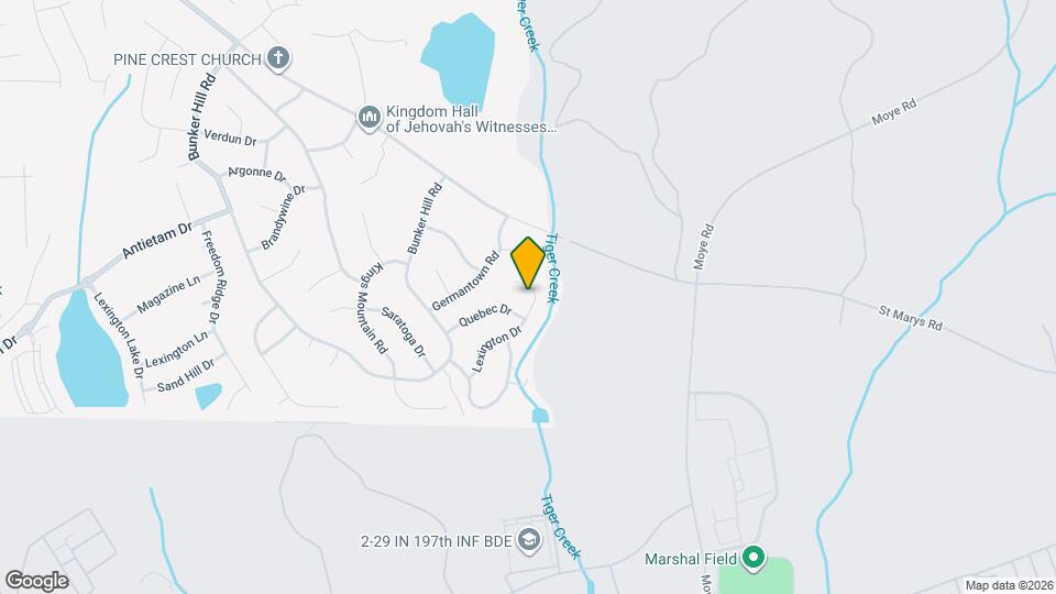 5727 Lexington Dr Map and Location Details