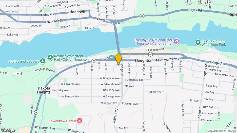 105 W Houghton Ave Map and Location Details