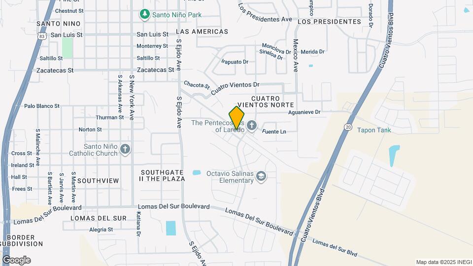 3412 La Terraza Wy Map and Location Details