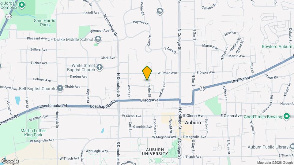 423 Frazier St Map and Location Details