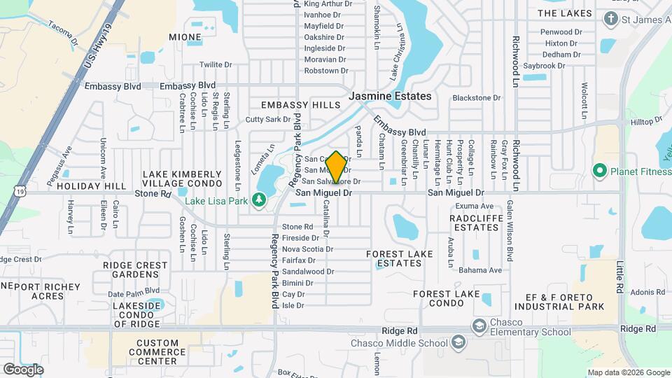 7321 San Miguel Dr Map and Location Details