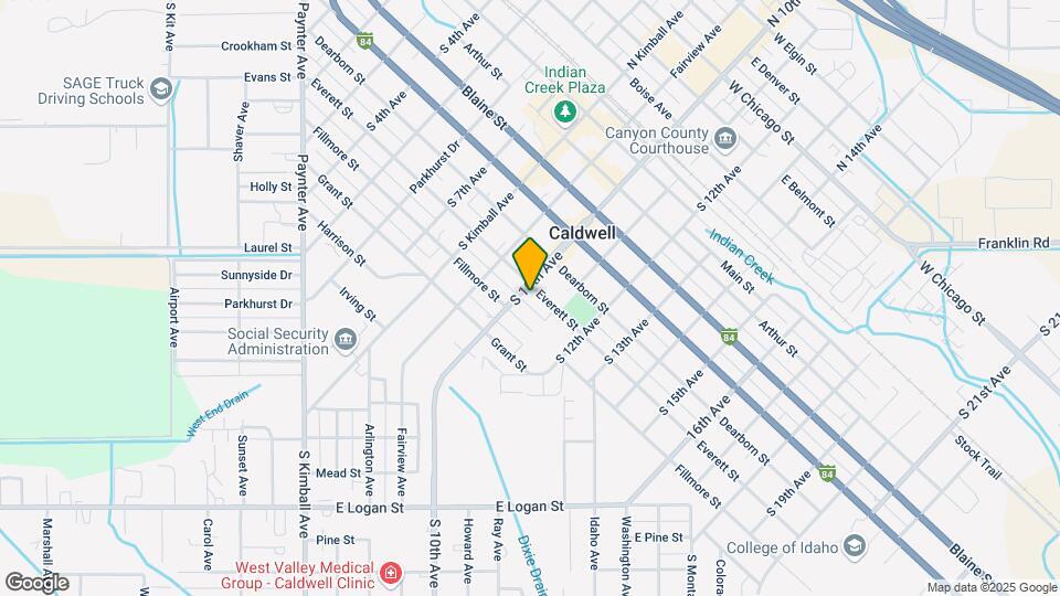 1008 Everett St Map and Location Details