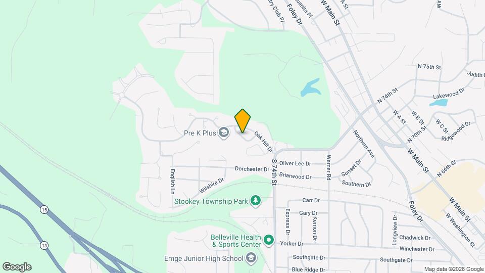 70 Oak Hill Dr Map and Location Details