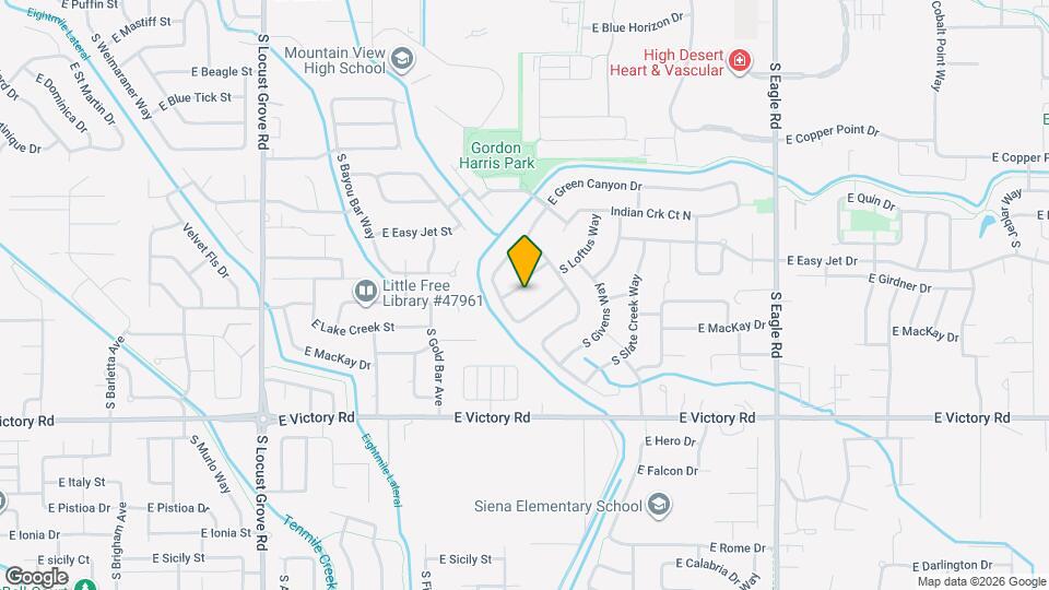 2403 E Indian Creek Dr Map and Location Details