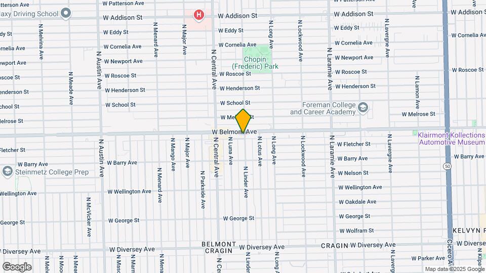 3150 N Linder Ave Map and Location Details
