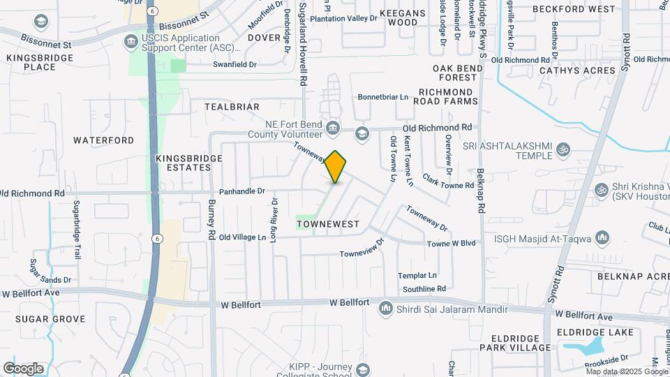 10223 Gulfstream Ln Map and Location Details