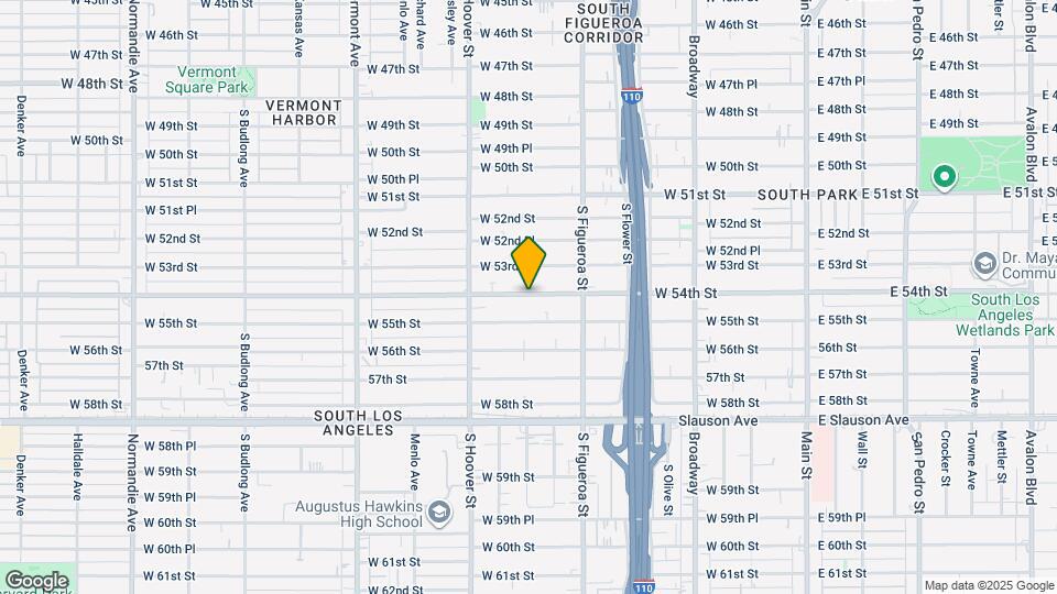 618 W 54th St Map and Location Details