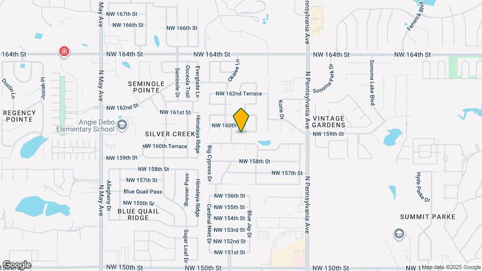 2324 NW 160th Pl Map and Location Details