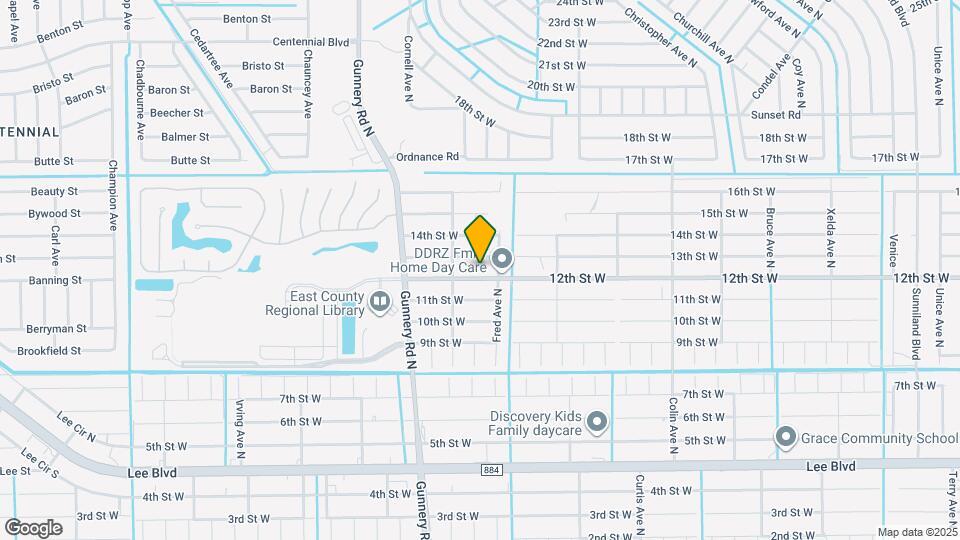 4304 12th St W Map and Location Details