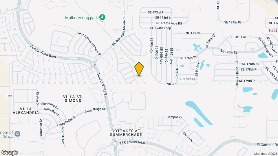 9250 SE 179th Wesley St Map and Location Details