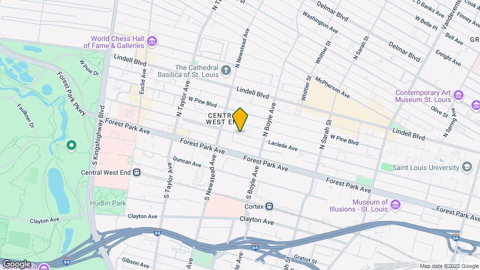 4354 Laclede Ave, Unit A Mapa y Detalles de la Ubicación