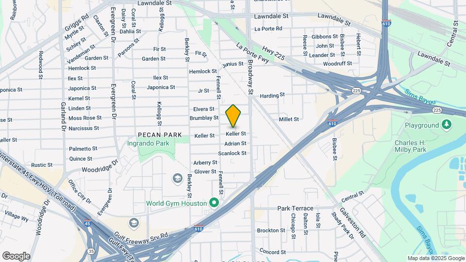 7931 Keller St Map and Location Details