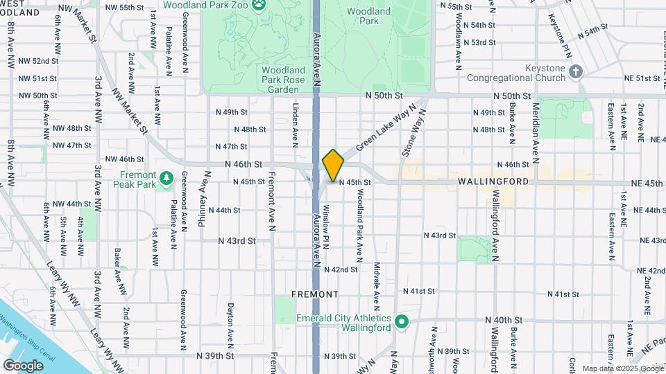 951 N 45th St Map and Location Details
