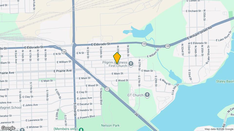 2490 E Prairie St Map and Location Details