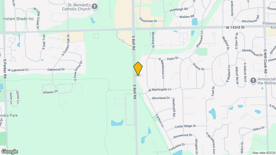 14621 S Bell Rd Map and Location Details