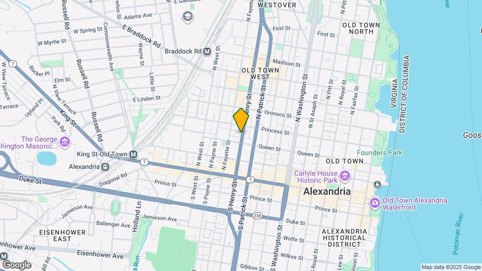 312 N Henry St Map and Location Details