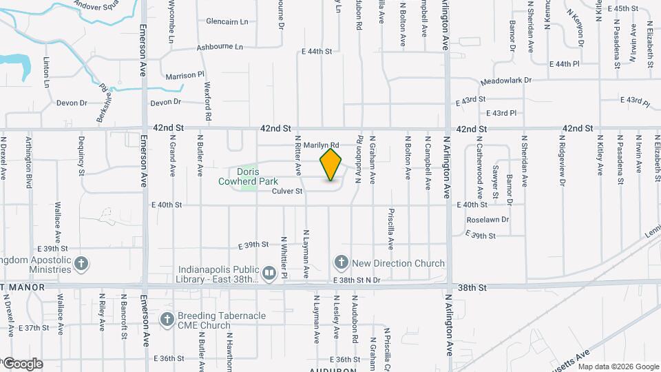 5556 Culver St Map and Location Details