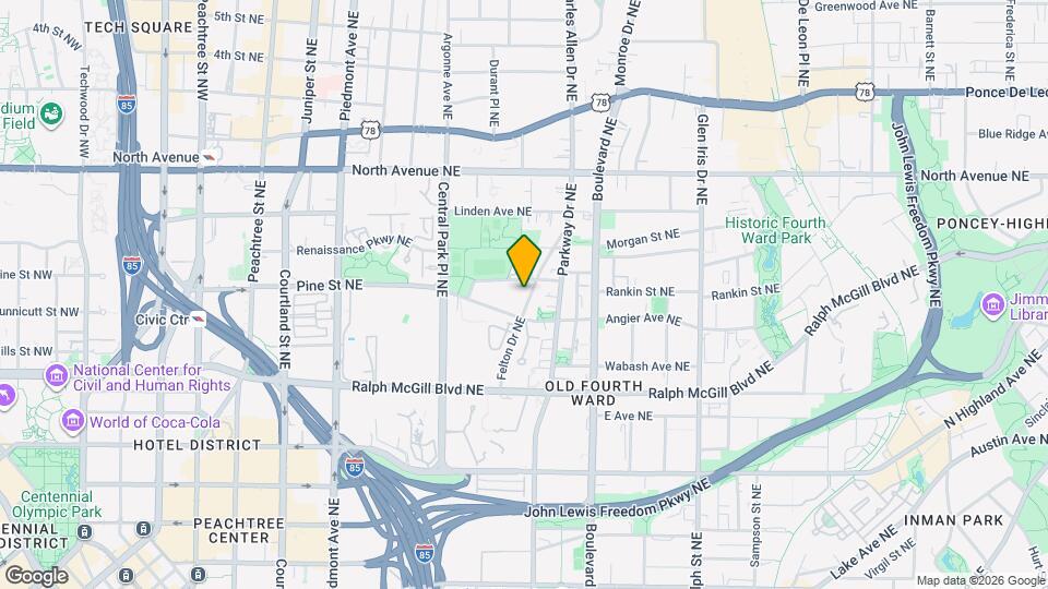 460 Felton Dr NE Map and Location Details