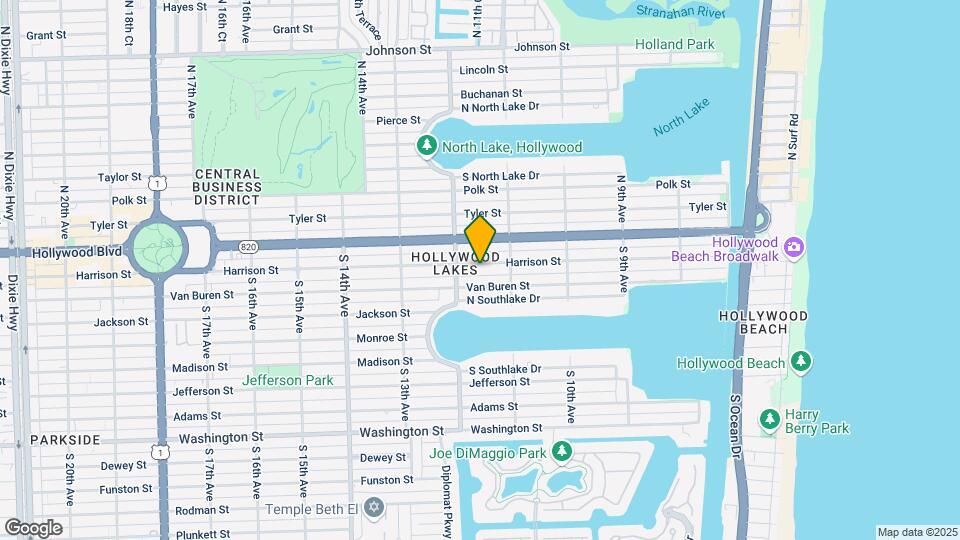 1134 Harrison St Map and Location Details