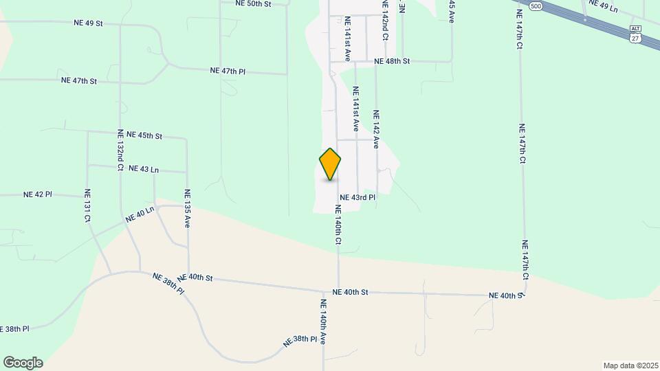 4390 NE 140th Ct Map and Location Details