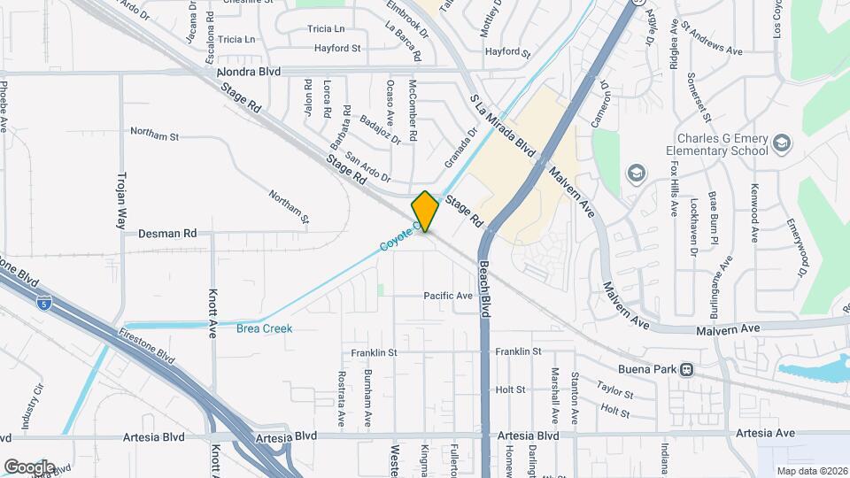 7562 Coyote Creek Ct Mapa y Detalles de la Ubicación