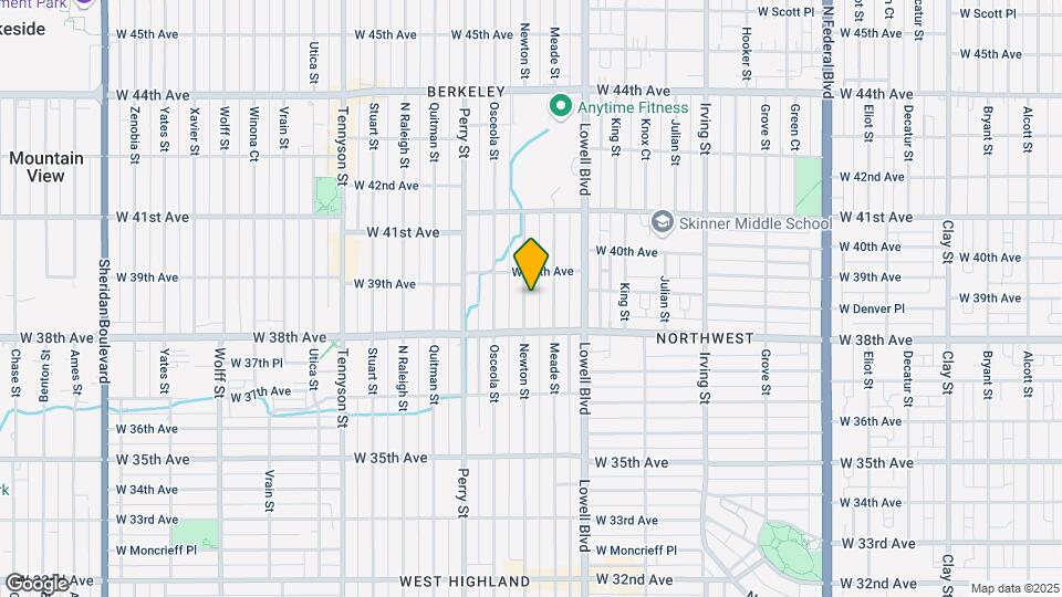 3838 Newton St Map and Location Details