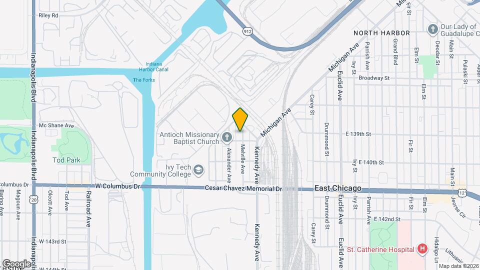 3822 Melville Ave Map and Location Details