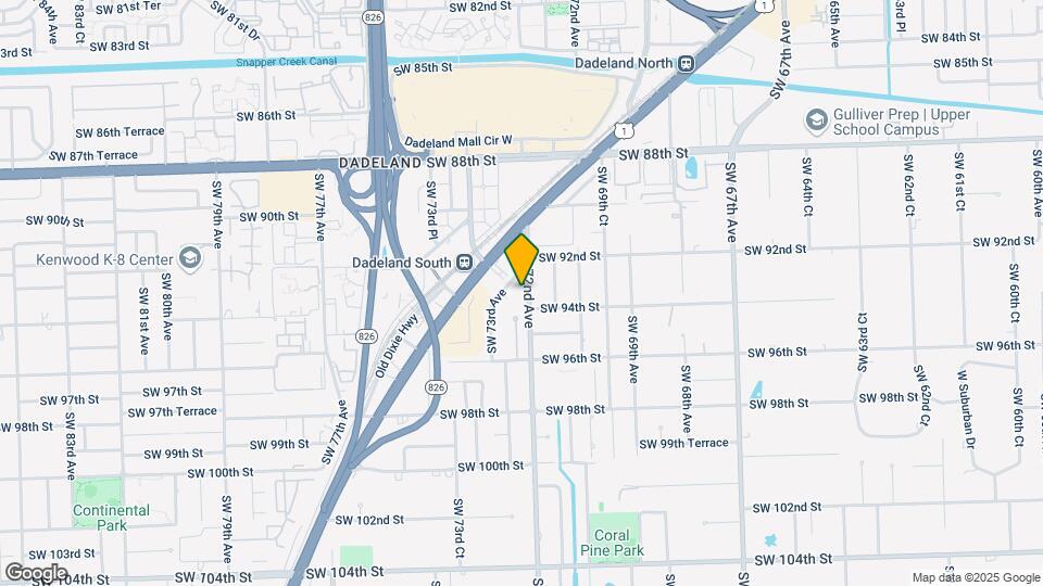 9330 SW 72nd Ave Map and Location Details