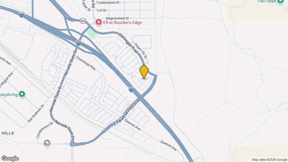 2593 Velez Valley Way Map and Location Details