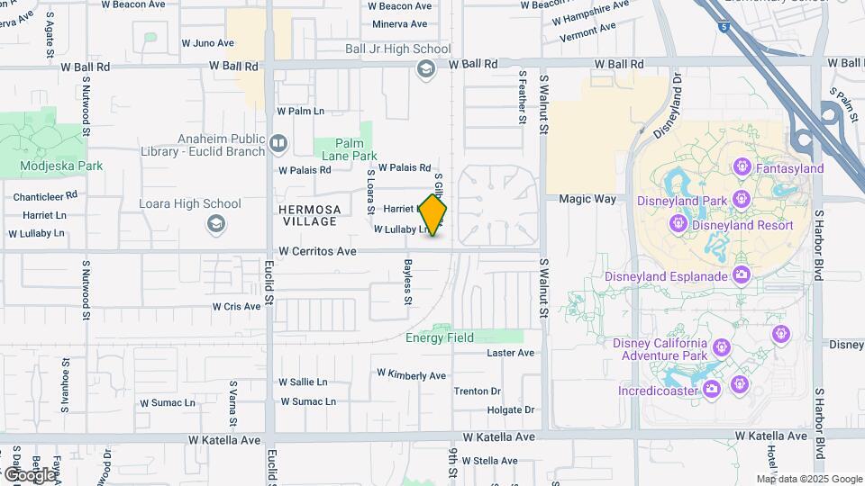 1521 W Cerritos Ave Map and Location Details