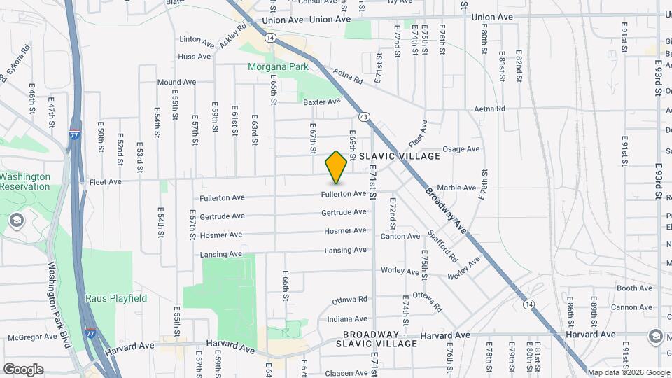 6825 Fullerton Ave Map and Location Details