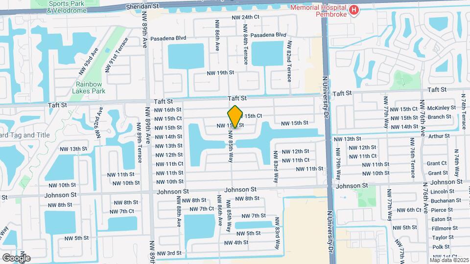 8521 NW 14th St Map and Location Details