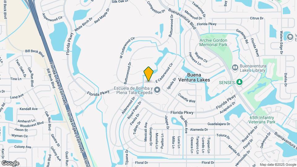 190 E Cedarwood Cir Map and Location Details