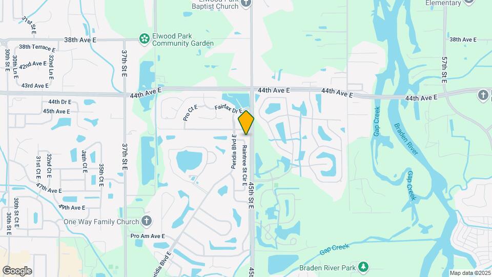 4723 Raintree St Cir E Map and Location Details