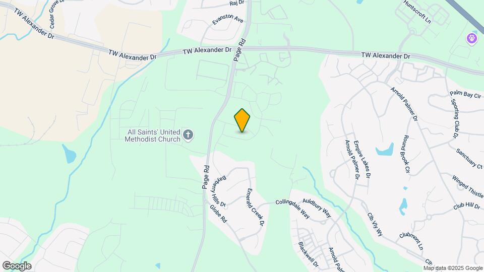Porchlight Brier Creek Mapa y Detalles de la Ubicación